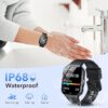 ip68waterproof Smart Watch for Men Women IP68