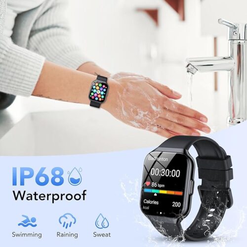 ip68waterproof Smart Watch for Men Women IP68