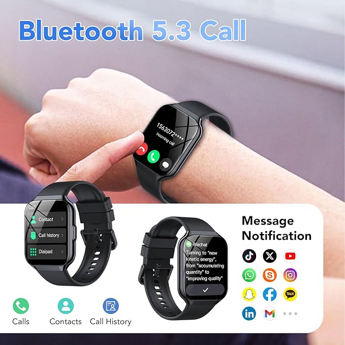 Smart Watch for Men Women IP68