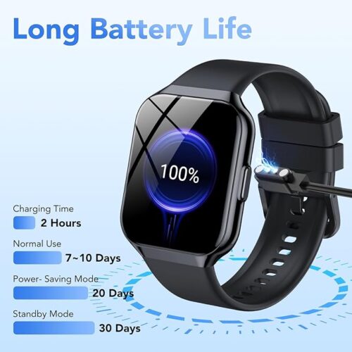 smartwatchbattery Smart Watch for Men Women IP68