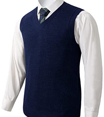 Premium Knit Vest - Dark blue