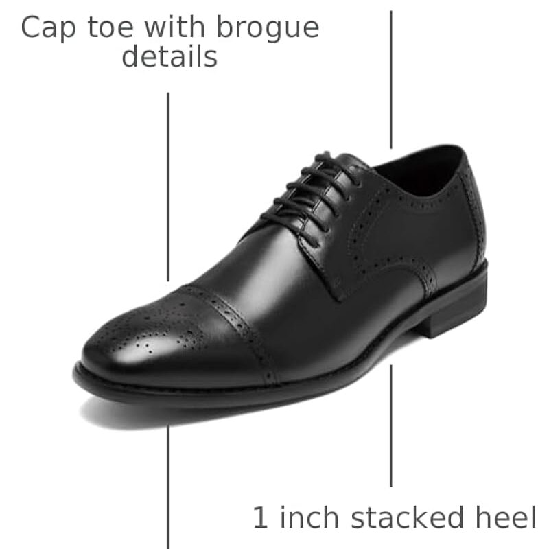 416LeVe4guL._AC_UY1000_ Men's Plain-Toe Oxford Dress Shoes - Black