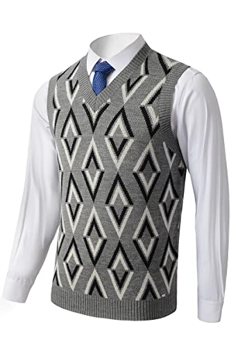 Premium Knit Vest - Grey