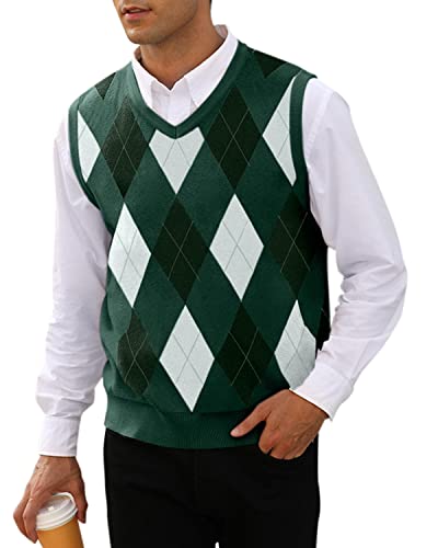 41vqixDdLrL Patterned Vest - Green