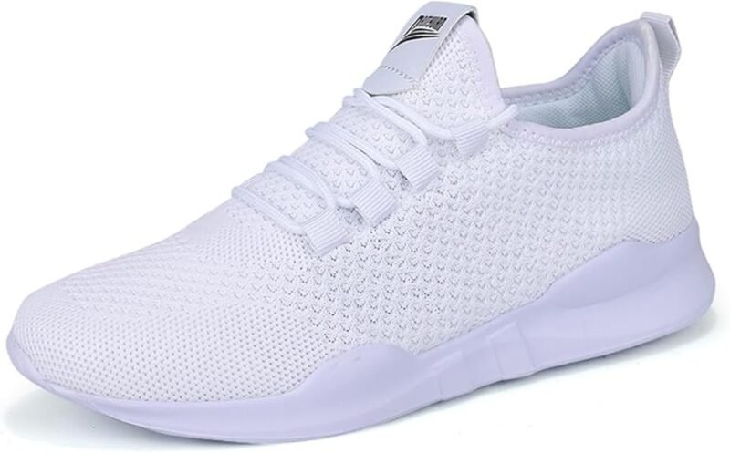 All-Black Sneakers - White