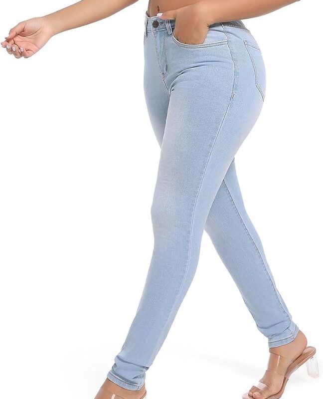 Light Wash Stretch Jeans
