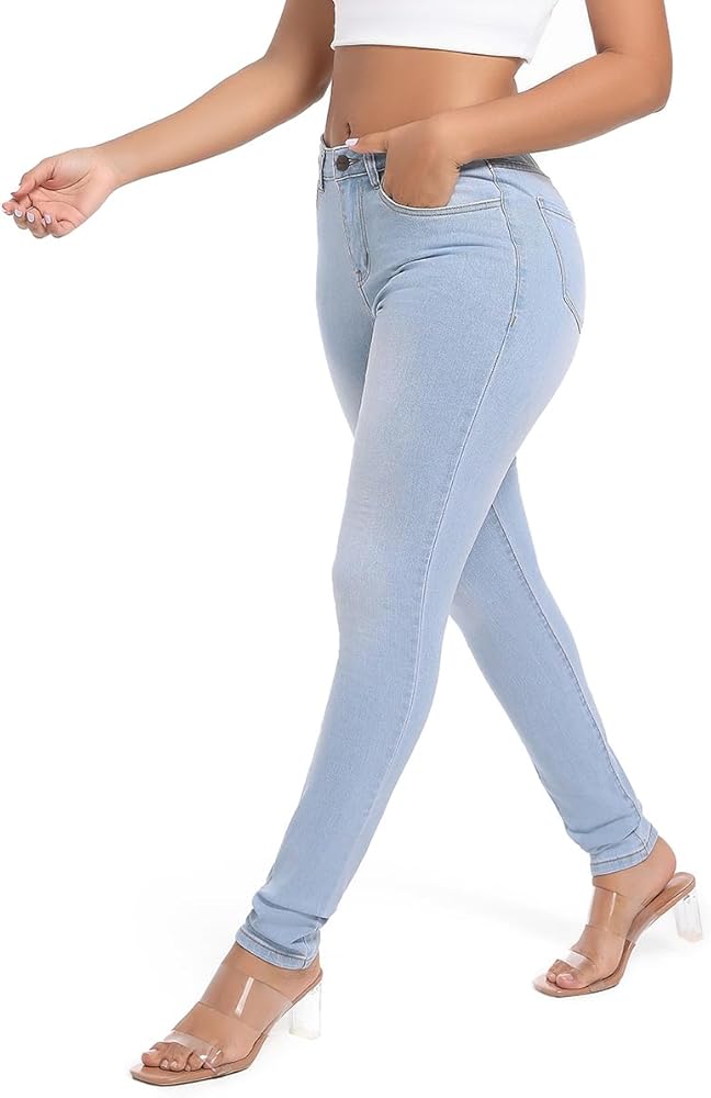Light Wash Stretch Jeans