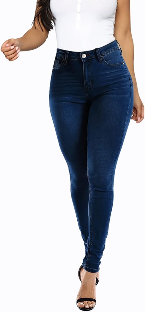 High Waist Skinny Jeans (Ladies)