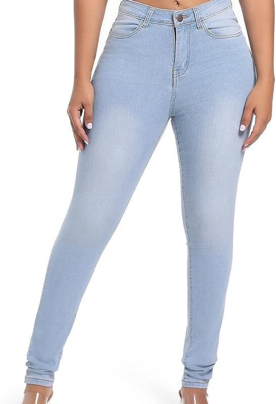 Light Wash Stretch Jeans