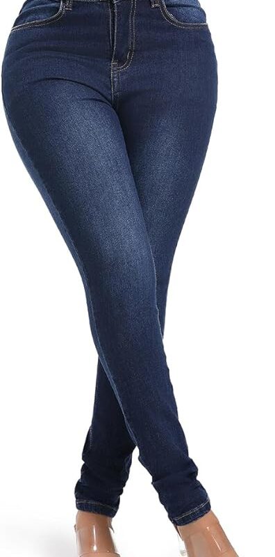 Dark Blue High Waist Jeans
