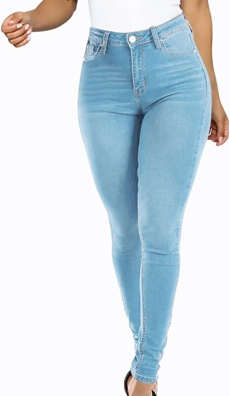 High Waist Skinny Jeans (Ladies)