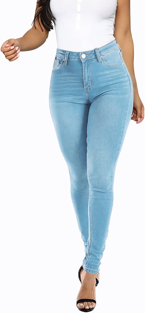 High Waist Skinny Jeans (Ladies)