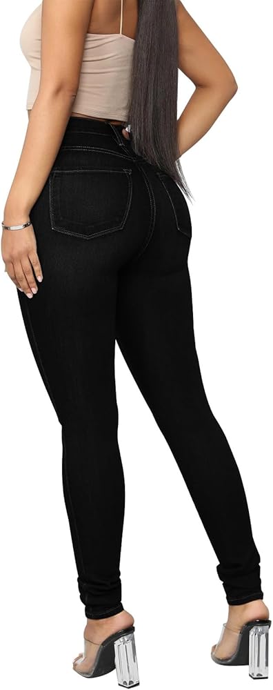High Waist Skinny Jeans (Ladies)