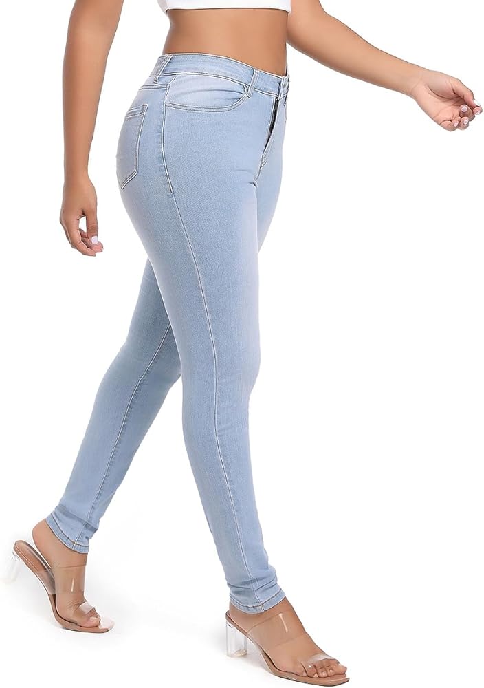 Light Wash Stretch Jeans