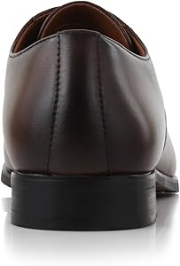 Men's Brogue Derby Shoes - Dark Brown
