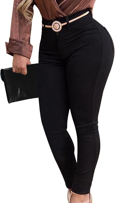 High Waist Skinny Jeans (Ladies)