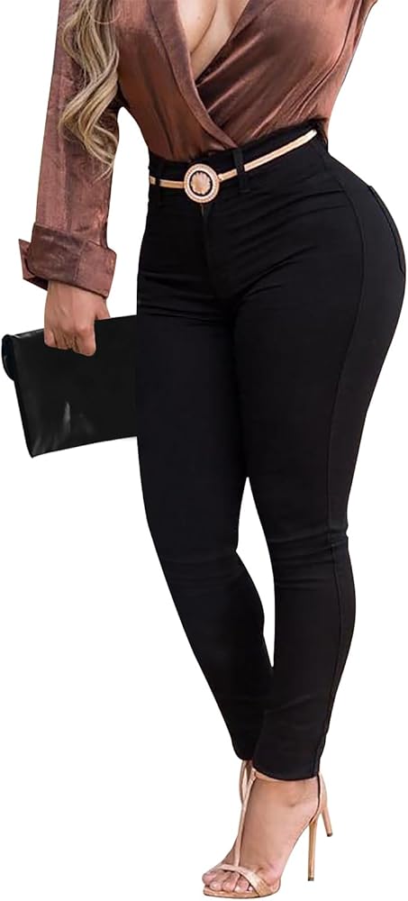 High Waist Skinny Jeans (Ladies)
