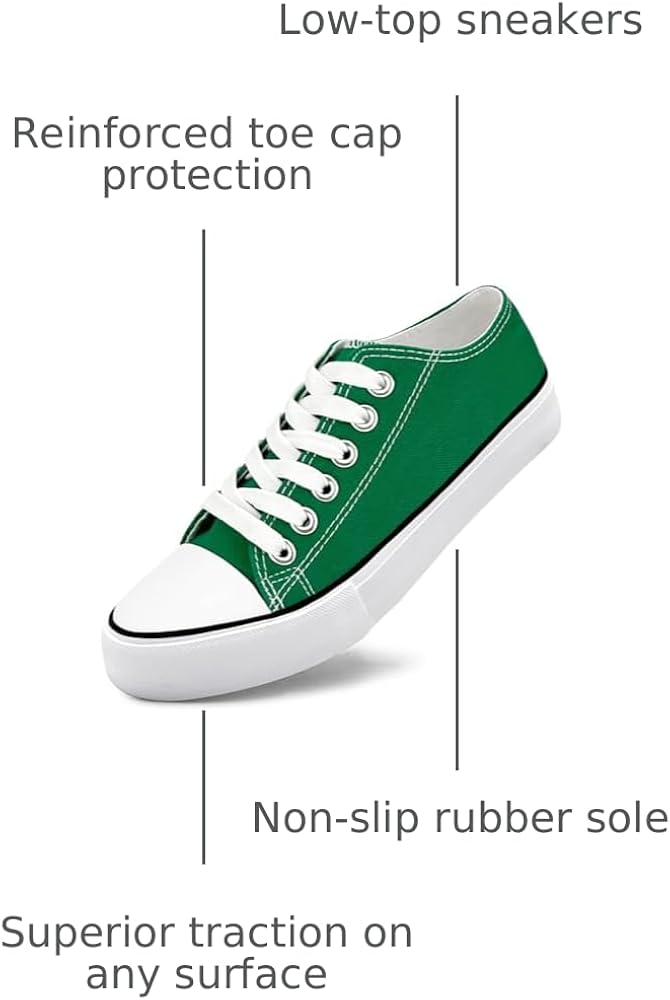 51qXpxV0GyL._AC_UY1000_ (1) Unisex Color-Block Low-Top Sneakers - Green/White