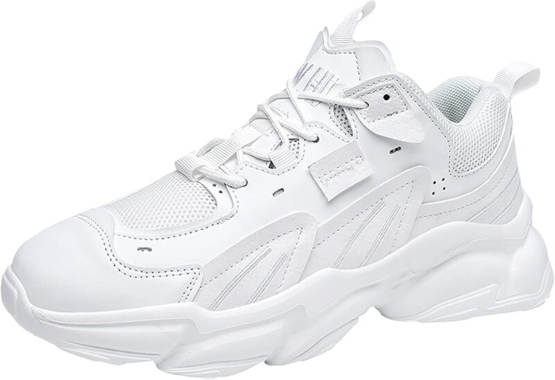 Men's Chunky Sole Sneakers - White