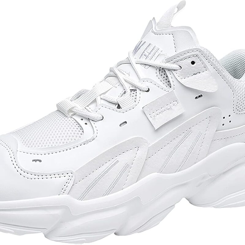 Men's Chunky Sole Sneakers - White