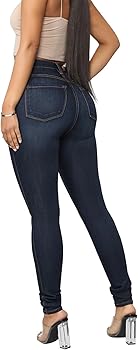 High Waist Skinny Jeans (Ladies)