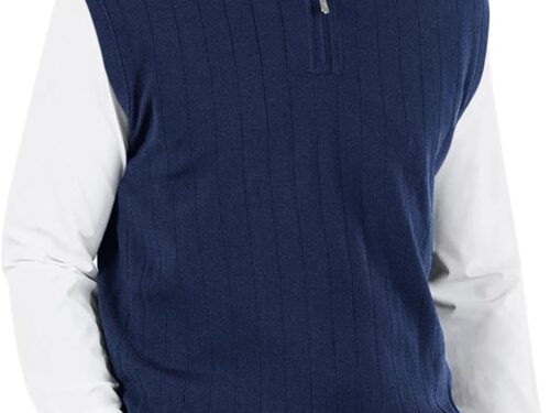 61JKbtgfIHL._AC_UY1000_ Pull over sweater Vest - Navy