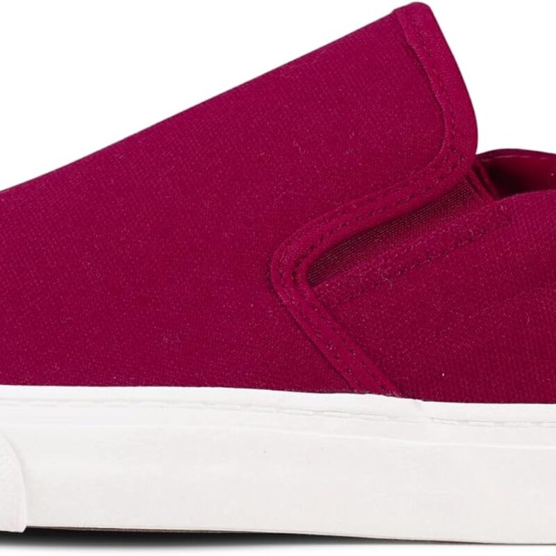 61KedTWubqL._AC_UY900_ Mens Slip on Sneakers Shoes Canvas Blue Casual Fashion Shoes - Maroon