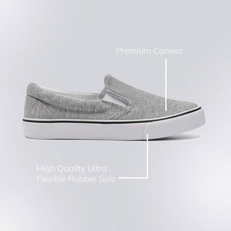 Grey Slip-On Shoe
