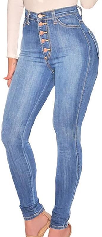 High Waist Skinny Jeans (Ladies)