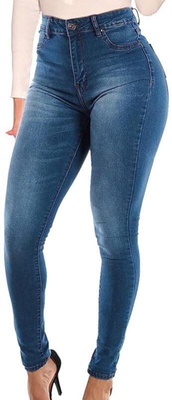 High Waist Skinny Jeans (Ladies)