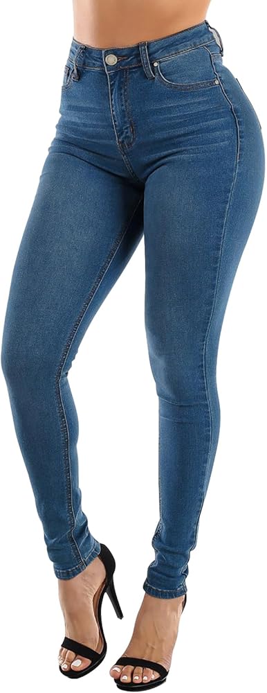 High Waist Skinny Jeans (Ladies)