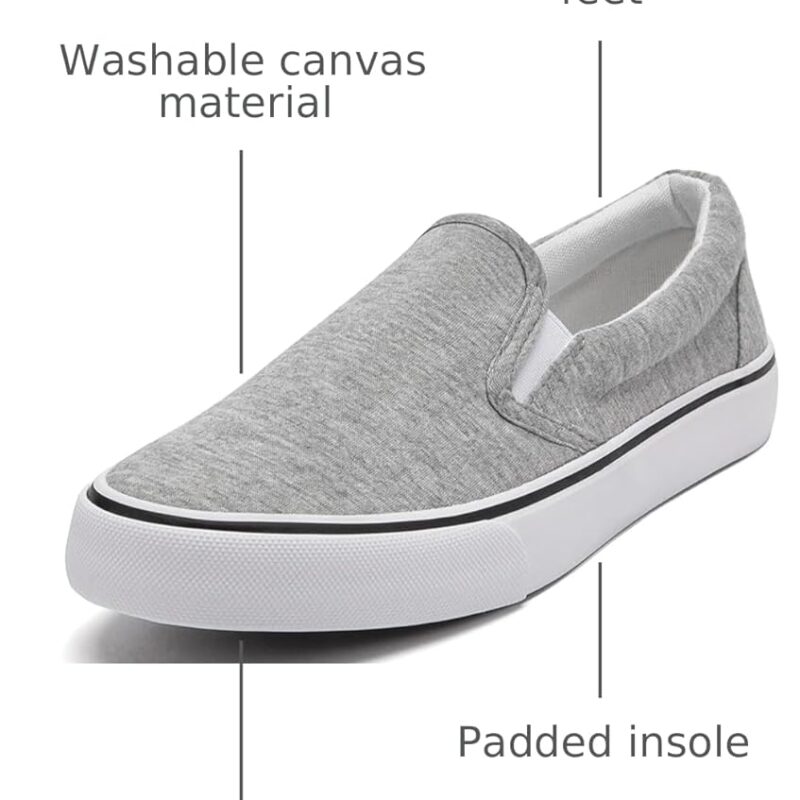 Grey Slip-On Shoe