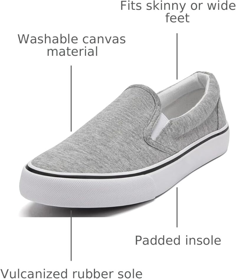 Grey Slip-On Shoe