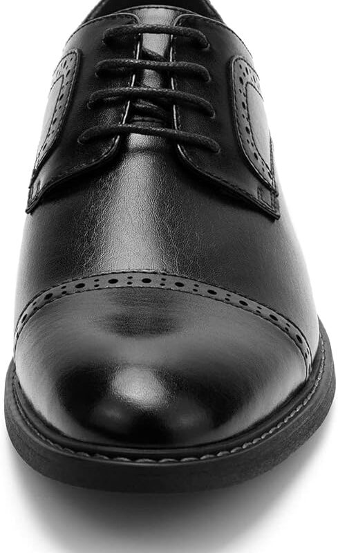 Men's Classic Cap-Toe Oxford Dress Shoes - Black