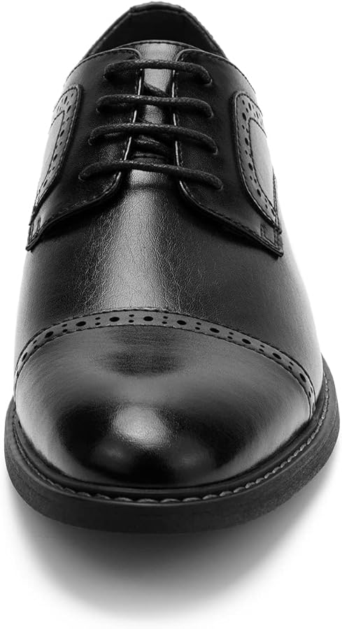 Men's Classic Cap-Toe Oxford Dress Shoes - Black