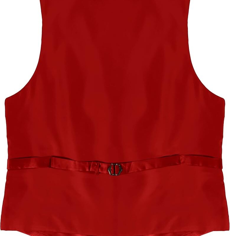 Slim Fit Vest - Red