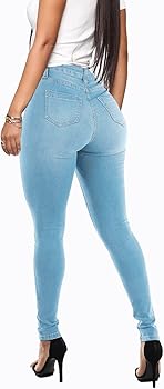 High Waist Skinny Jeans (Ladies)