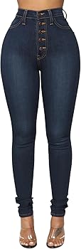 High Waist Skinny Jeans (Ladies)