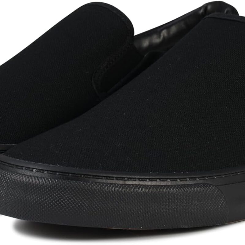 61jbfBs9gGL._AC_UY900_ Men's Classic Low Top Canvas Fashion Sneaker - Black