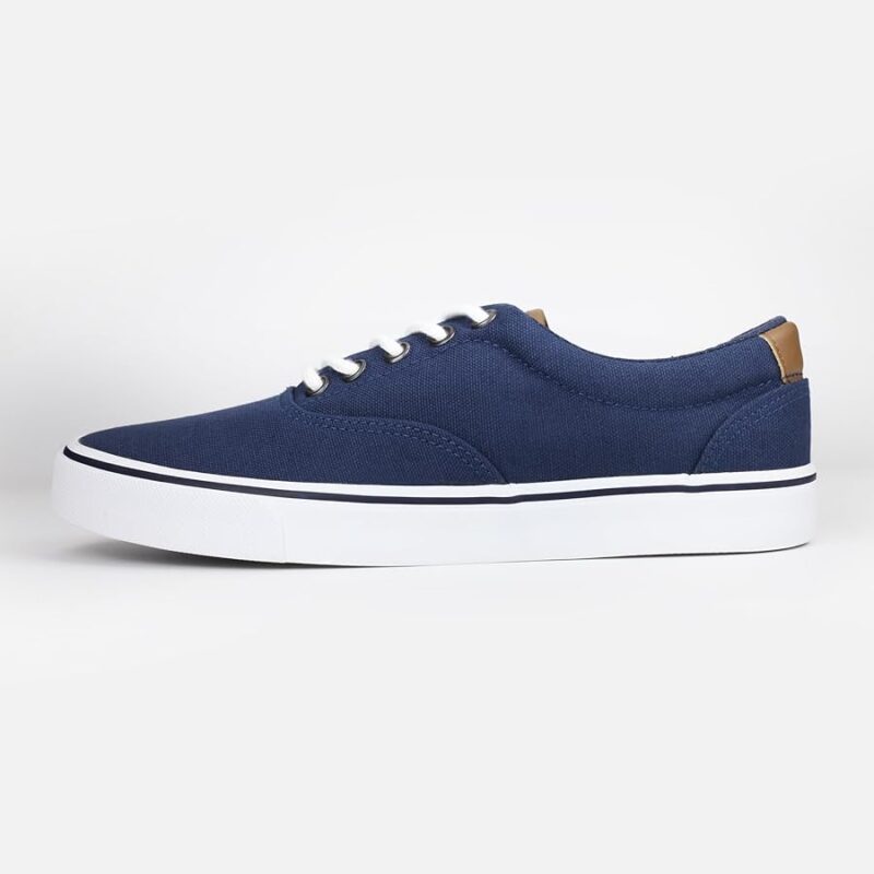 61qa6Wymu2L._AC_UY900_ Men's Classic Low Top Canvas Fashion Sneaker - Blue