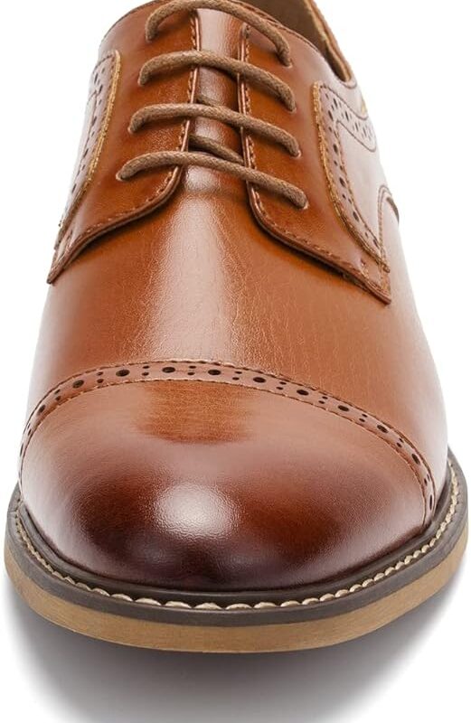Men's Two-Tone Gradient Oxford - Black/Brown