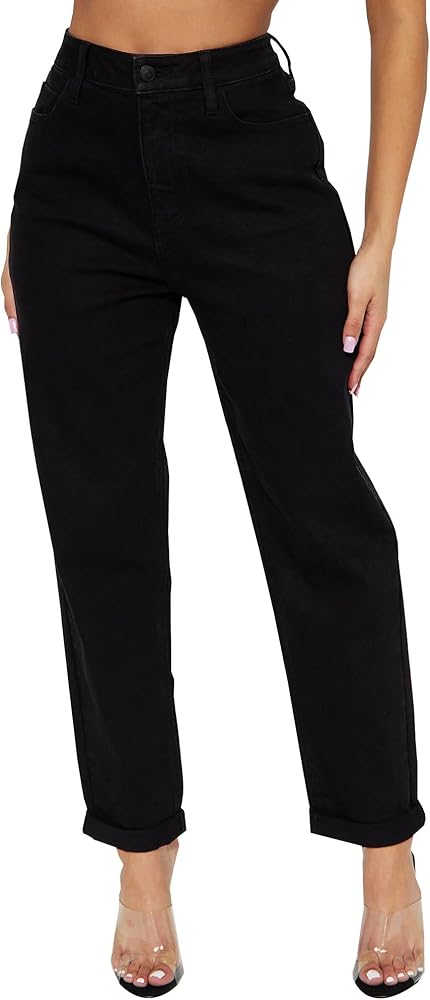 Wide Leg Denim Trousers