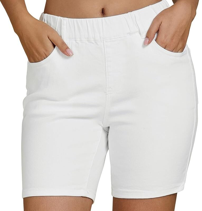 Stretch Denim Shorts (Ladies)