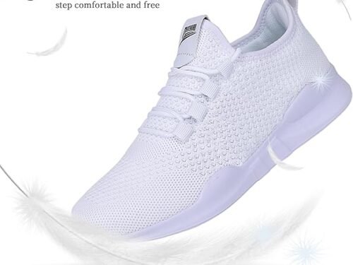 All-Black Sneakers - White