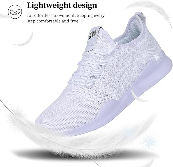 All-Black Sneakers - White