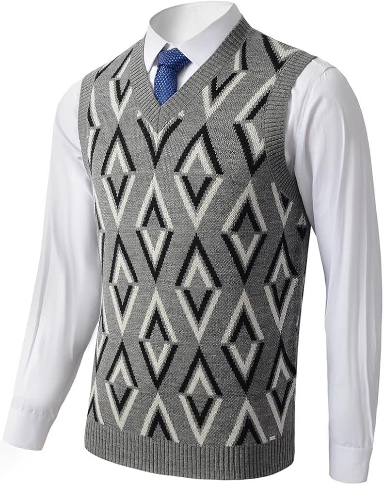 Premium Knit Vest - Grey