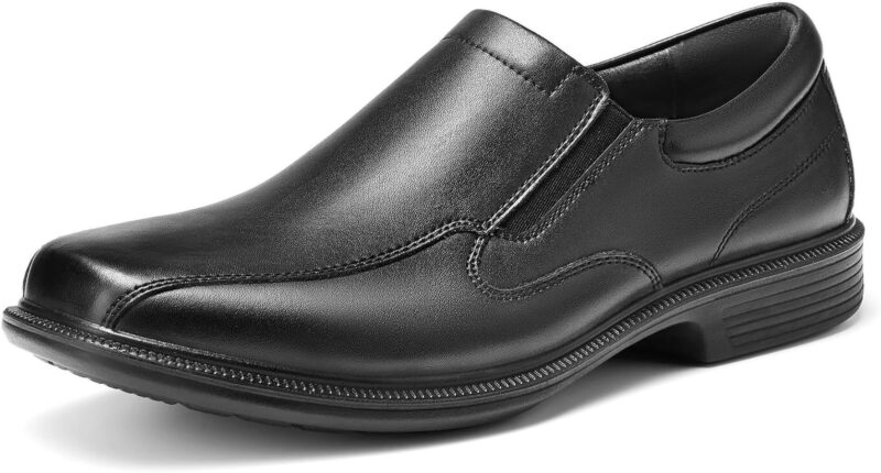 71IHKi8OyvL._AC_UY900_ Men's Smart Slip-On Shoes - Black (Formal Comfort)