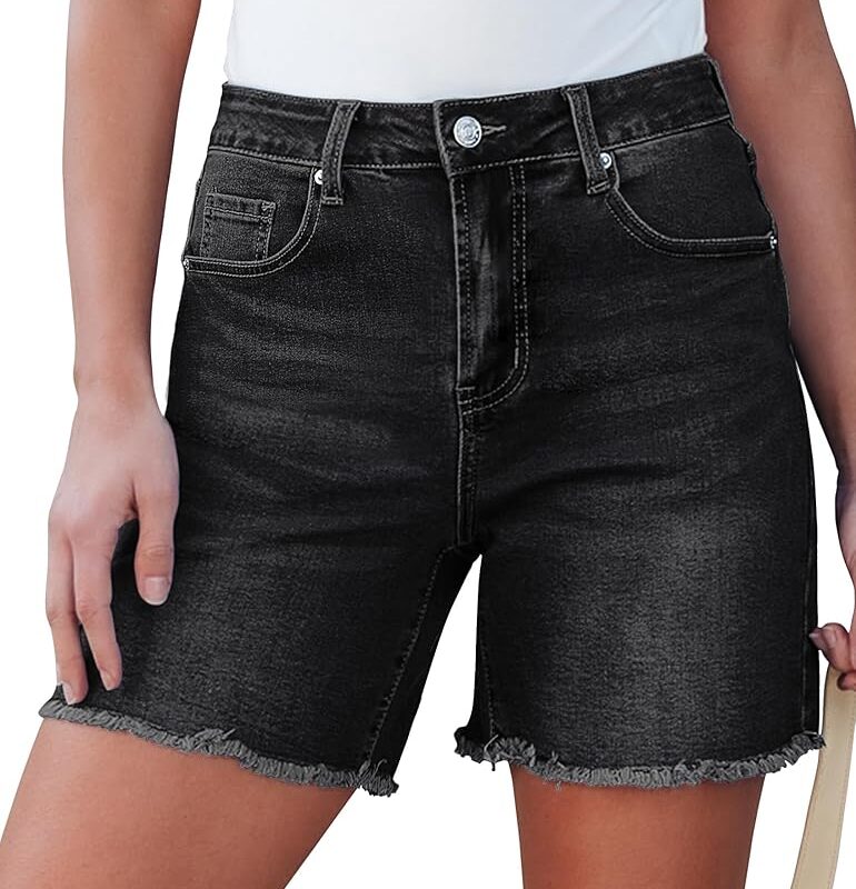 Mom Fit Denim Shorts