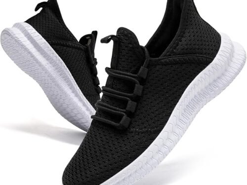 Lightweight Trainers - Black-White