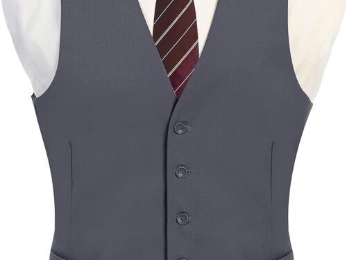 Slim Fit Vest - Grey